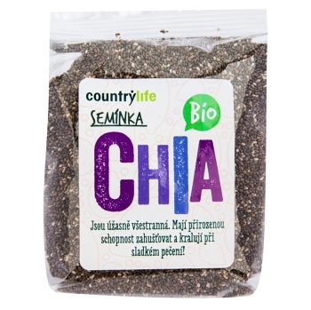COUNTRY LIFE Chia semínka BIO 300 g (Semínka) - BIO, Jednodruhové