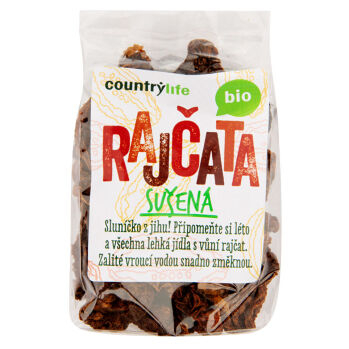 COUNTRY LIFE Rajčata sušená BIO 100 g (Bio sušené plody, ořechy a semínka)