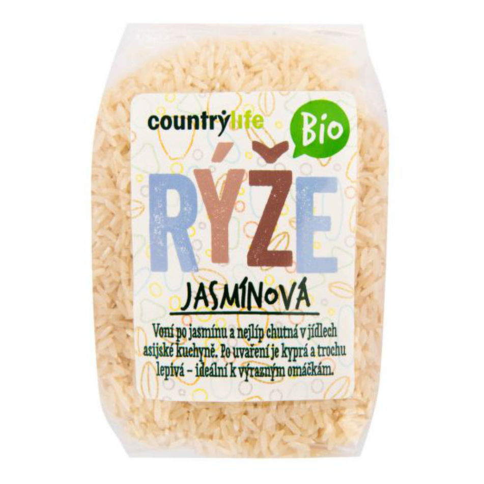 Levně COUNTRY LIFE Rýže jasmínová 500 g BIO