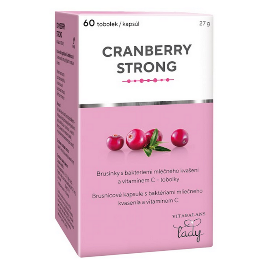Levně VITABALANS LADY Cranberry strong 60 tobolek