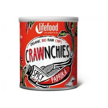 LIFEFOOF Crawnchies první raw lupínky - pikantní s paprikou
