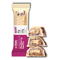 MAXI NUTRITION Creamy core protein bar borůvkový muffin 45 g