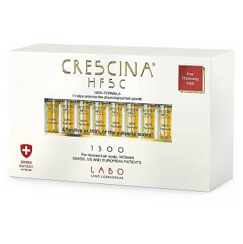 CRESCINA HFSC 100% Péče pro podporu růstu vlasů (stupeň 1300) - Ženy 20x3,5 ml
