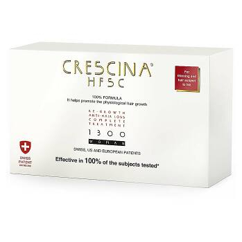 CRESCINA HFSC 100% Péče pro podporu růstu vlasů a proti vypadávání vlasů (stupeň 1300) - ženy 20x3,5 ml