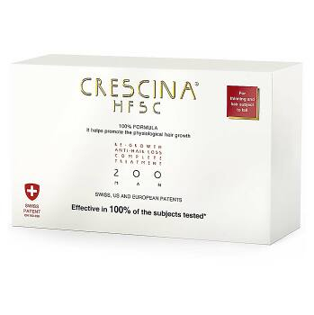 CRESCINA HFSC 100% Péče pro podporu růstu vlasů a proti vypadávání vlasů (stupeň 200) - Muži 20 x 3,5 ml