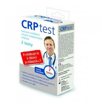CRP test pro rozlišení virové a bakteriální infekce 2 testy
