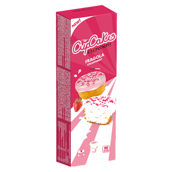 CUORENERO Cupcake jahoda bez lepku 120 g (Bezlepkové sušenky a pochutiny) - Sladké