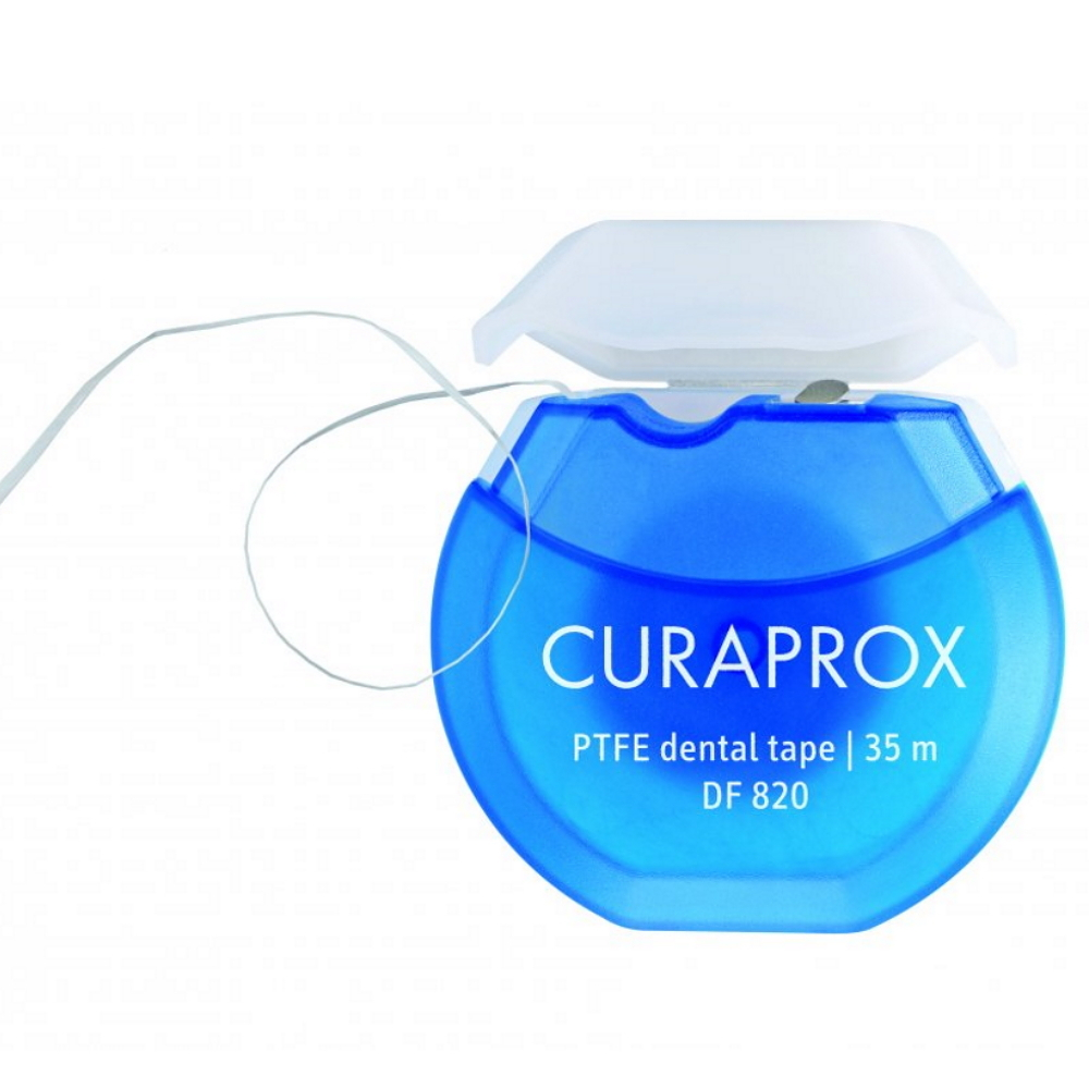 E-shop CURAPROX Antibakteriální dentální páska s Chlorhexidinem DF 820 35 m