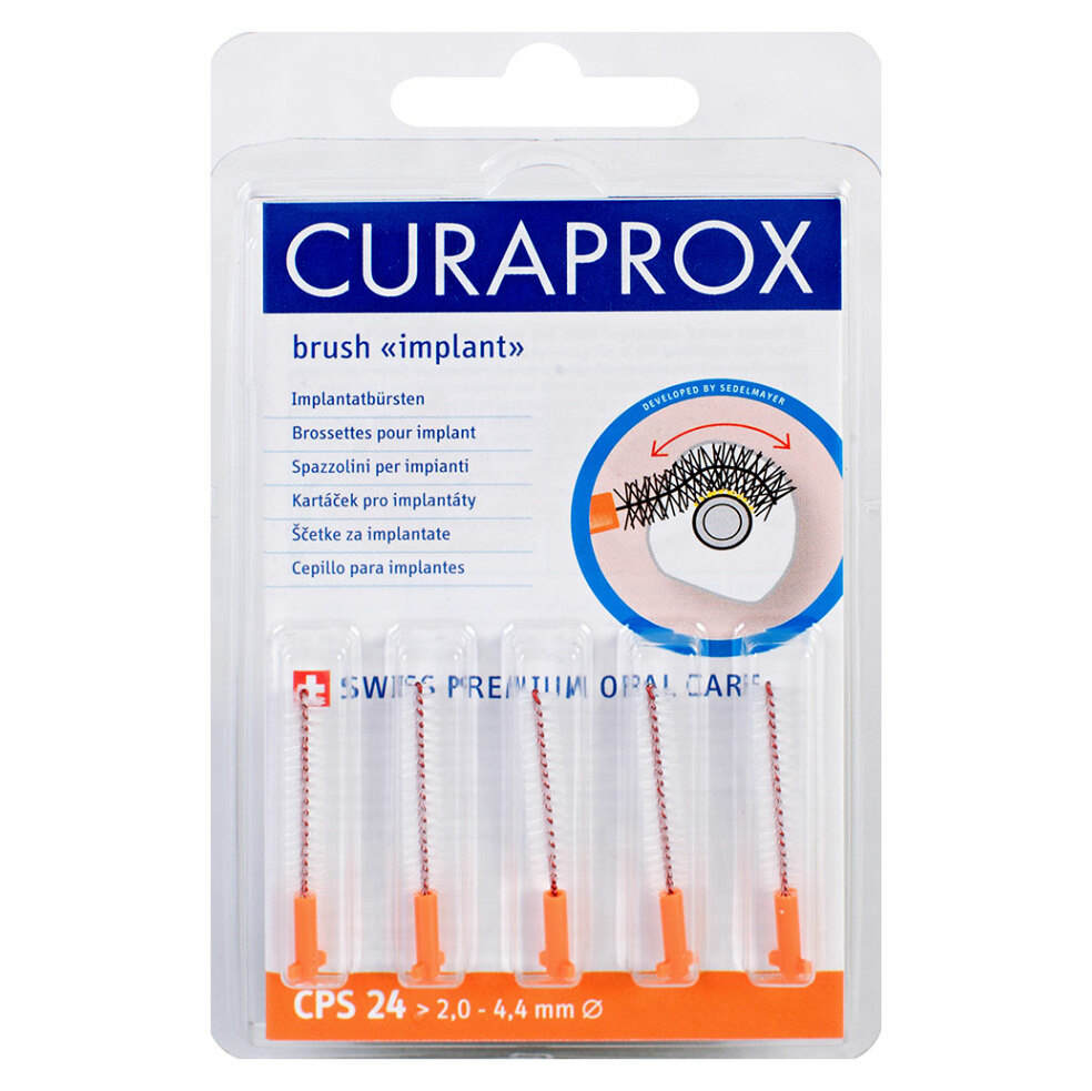 CURAPROX CPS 24 Mezizubní kartáčky Strong Implant v blistru 5 ks