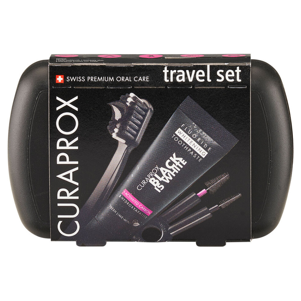 E-shop CURAPROX Travel set Black is White 1 kus