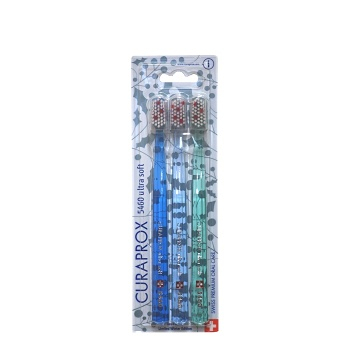 CURAPROX Zubní kartáček 5460 zimní a letní limitovaná edice 3 ks