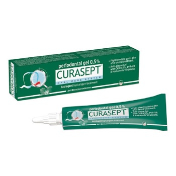 CURASEPT Ads astringent parodontální gel 0,5% CHX+PVP-VA+hamamelis 30 ml (Na afty) - Ochranný, Hojivý