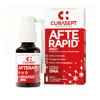 CURASEPT Afterapid ochranný sprej 15 ml (Ústní vody) - Ochranný, Hojivý