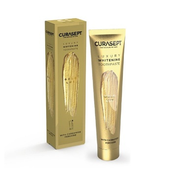 CURASEPT Bělící zubní pasta Gold Lux  75 ml (Bělicí zubní pasty)