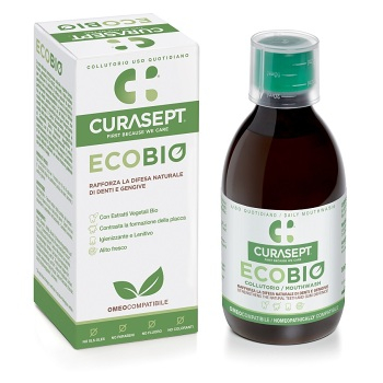 CURASEPT Ústní voda Ecobio 300 ml (Ústní vody) - Osvěžující dech