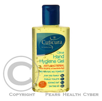 Cuticura Hand hygiene gel 100 ml antibakteriální gel citrus