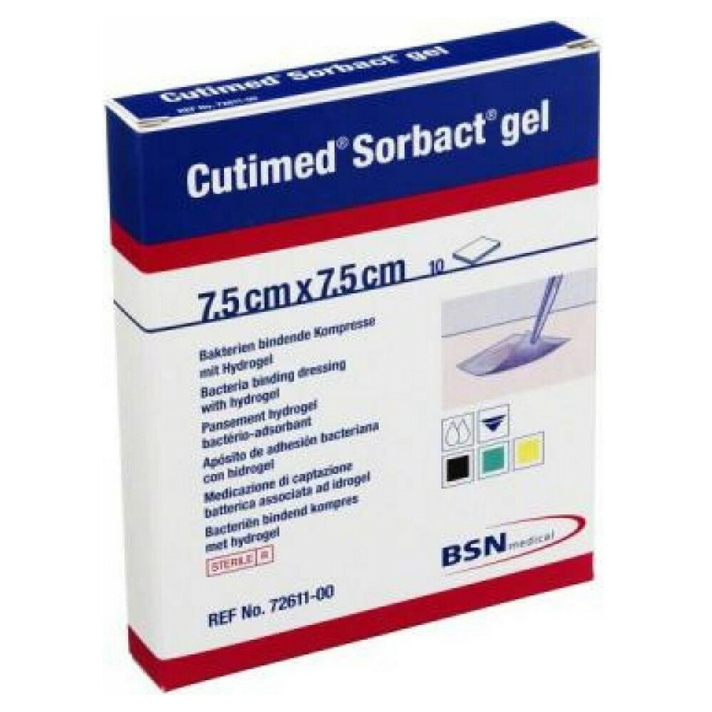 E-shop BSN MEDICAL Cutimed siltec sorbact 7,5 x 7,5cm 10ks 7325100