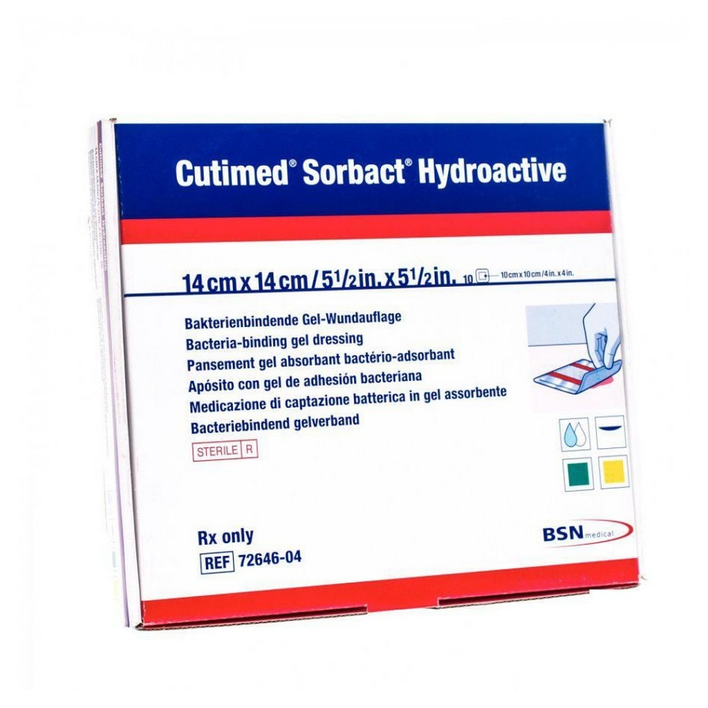 E-shop BSN MEDICAL Cutimed sorbact hydroactive 14cm x 14cm 10ks 7264604