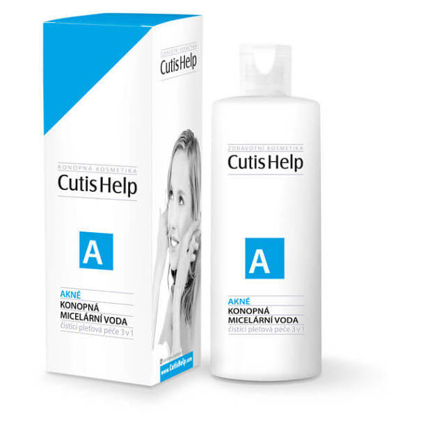 E-shop CUTISHELP Akné Konopná micelární voda 200 ml