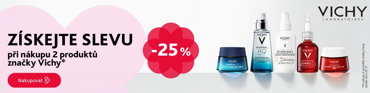 SLEVA 25 % na kosmetiku VICHY