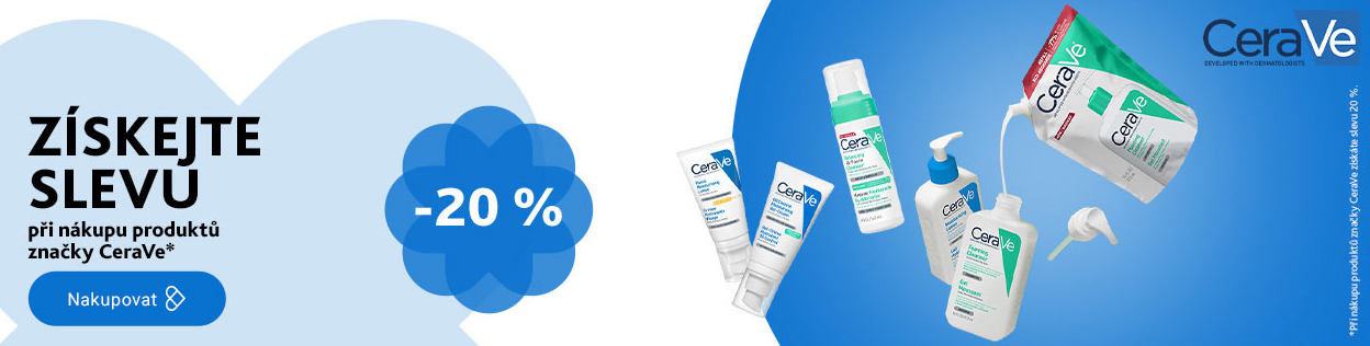 SLEVA 20 % na kosmetiku Cerave