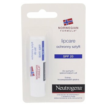 NEUTROGENA Norwegian Formula SPF20 Lip Care 4,8g  balzám na rty (Balzámy na rty) - Ochranný, Hydratační