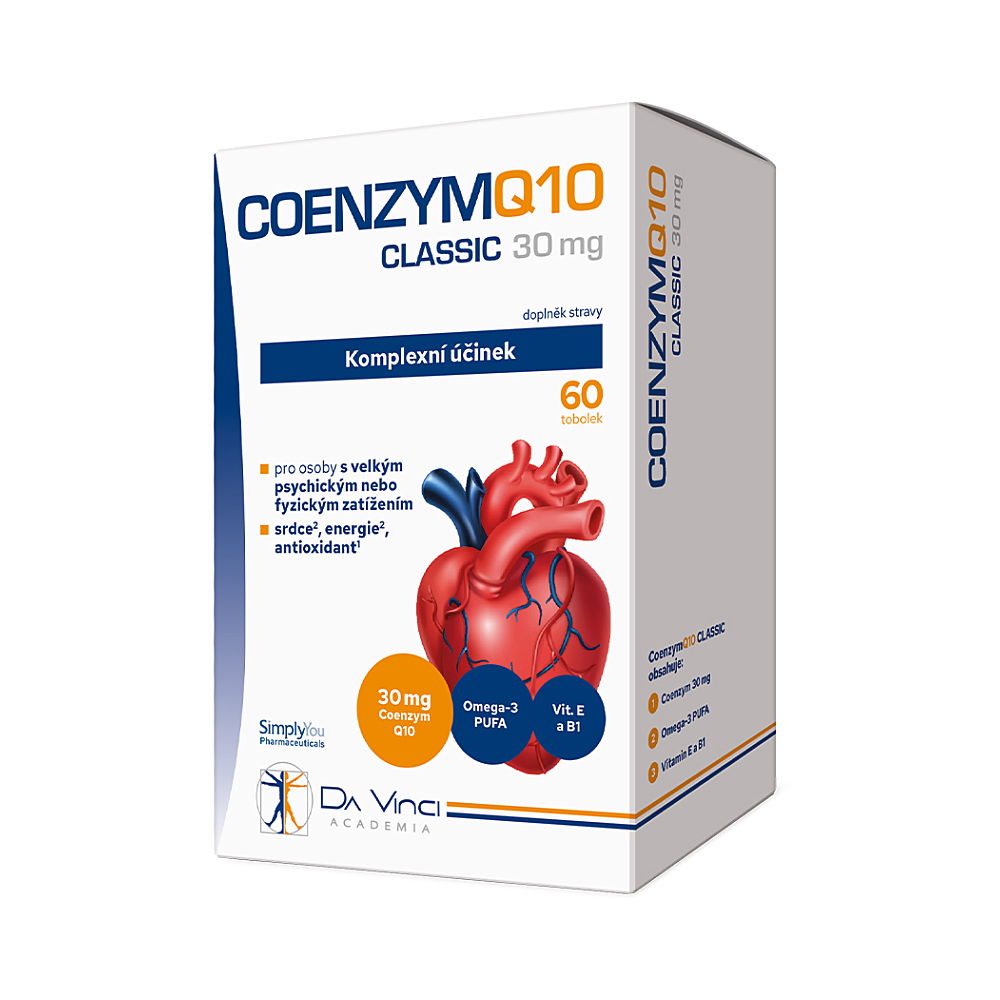 DA VINCI ACADEMIA Coenzym Q10 classic 30 mg 60 tobolek