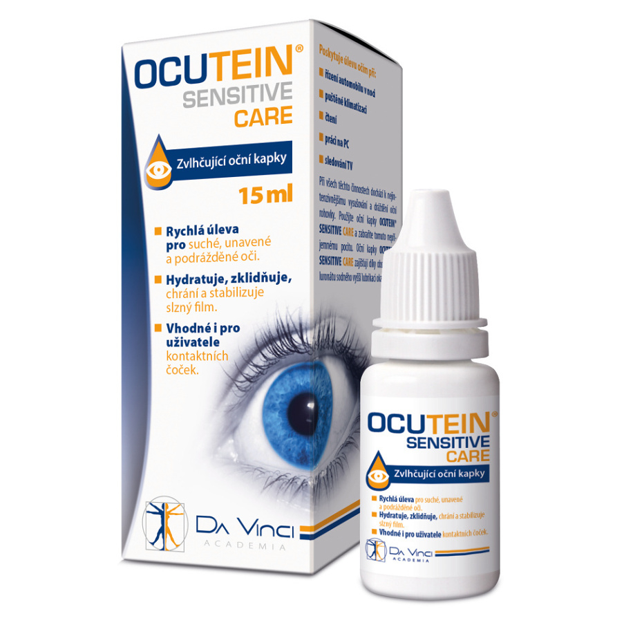 E-shop DA VINCI ACADEMIA Ocutein Sensitive Care oční kapky 15 ml