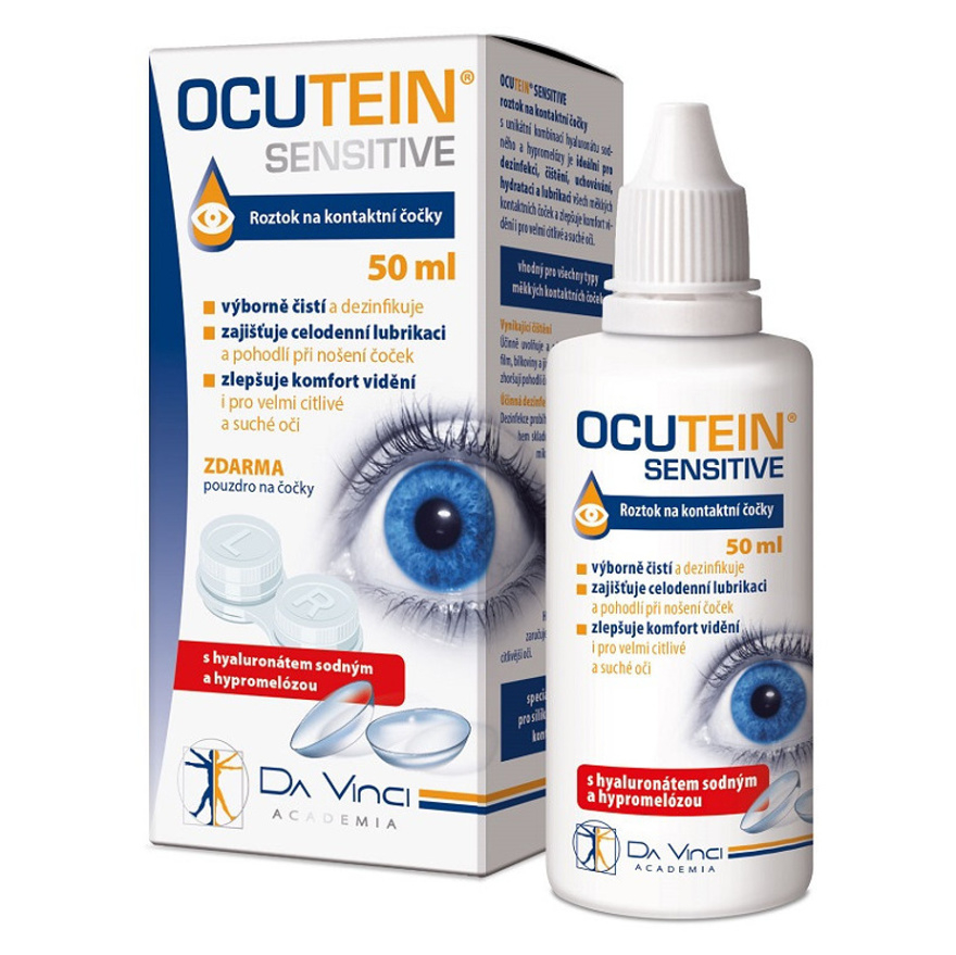 E-shop DA VINCI ACADEMIA Ocutein Sensitive roztok na kontaktní čočky 50 ml