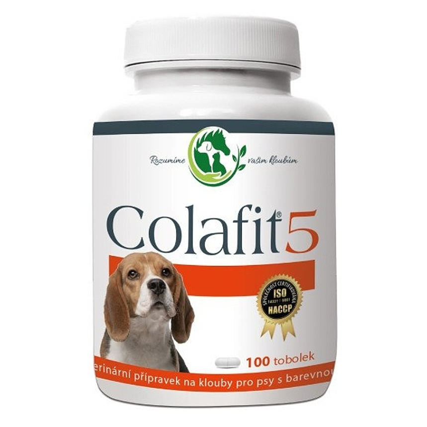 COLAFIT 5 na klouby pro psy barevné 100 tablet