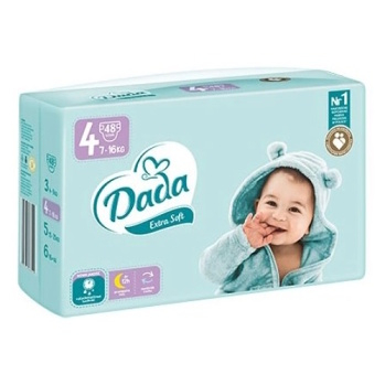 DADA Extra soft plenky velikost 4 7-16kg 48 kusů (Plenky 4 (7 - 18 kg))