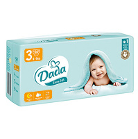 DADA Extra soft plenky velikost 3 4-9kg 56 kusů