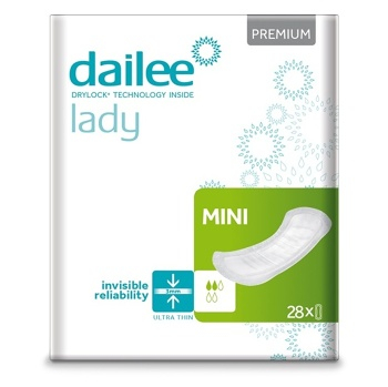DAILEE Lady Premium MINI inkontinenční vložky 28 ks