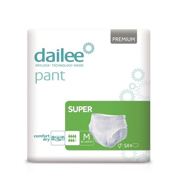 DAILEE Pant Premium SUPER Inkontinenční kalhotky M 14 ks