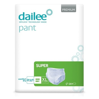DAILEE Pant Premium SUPER Inkontinenční kalhotky XL 14 ks