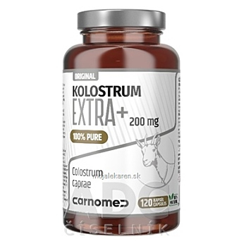 CARNOMED Kozí kolostrum Extra+ 200mg 120 kapslí (Kolostrum na imunitu) - Jednosložkové