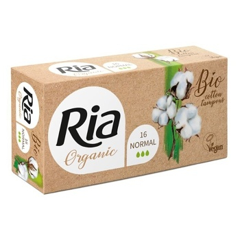 RIA Organic Normal tampóny 16 kusů (Tampóny) - Hygienické