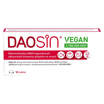 DAOSIN Vegan 10 tablet (Na podporu trávení a vylučování) - Vícesložkové