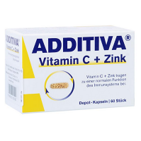 DÁREK ADDITIVA Vitamin C + zinek 60 kapslí