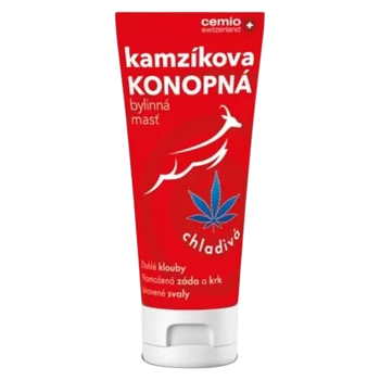 DÁREK CEMIO Kamzíkova konopná mast chladivá 75 ml
