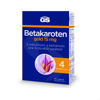 DÁREK GS Betakaroten gold 15 mg 30 kapslí