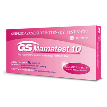 DÁREK GS Mamatest 10 Těhotenský test 2 kusy