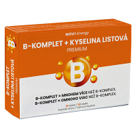 DÁREK MOVIT ENERGY B-Komplet + Kyselina listová premium 30 tablet