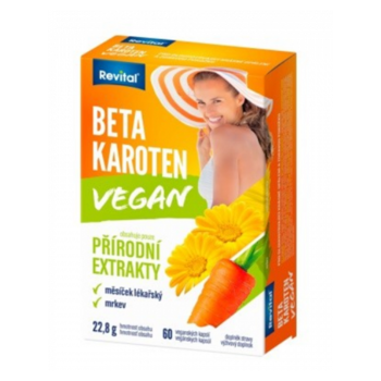 DÁREK REVITAL Beta-karoten vegan 60 kapslí