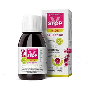 DÁREK V-stop kids sirup limetka 100 ml ()