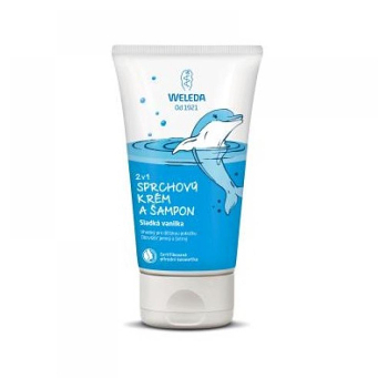 DÁREK WELEDA Sprchový šampon 2v1 Sladká vanilka 150 ml