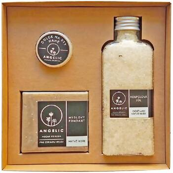 ANGELIC Koupelová sůl očišťující Mrtvé moře dárková krabička