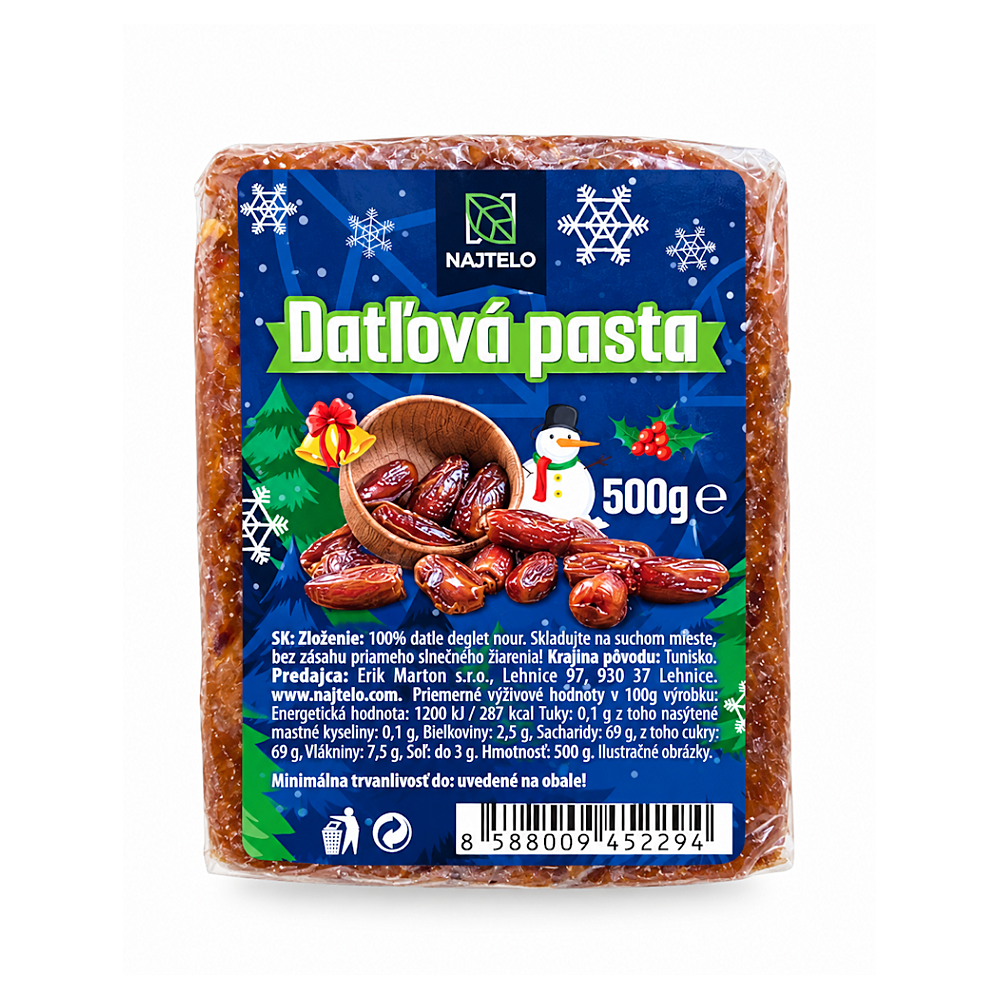 NAJTELO Datlová pasta vánoční edice 500 g