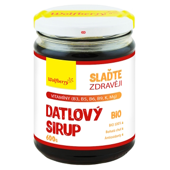 WOLFBERRY Datlový sirup BIO 600 g