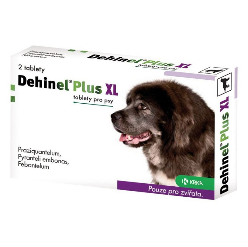Levně DEHINEL Plus XL tablety pro psy 2 ks